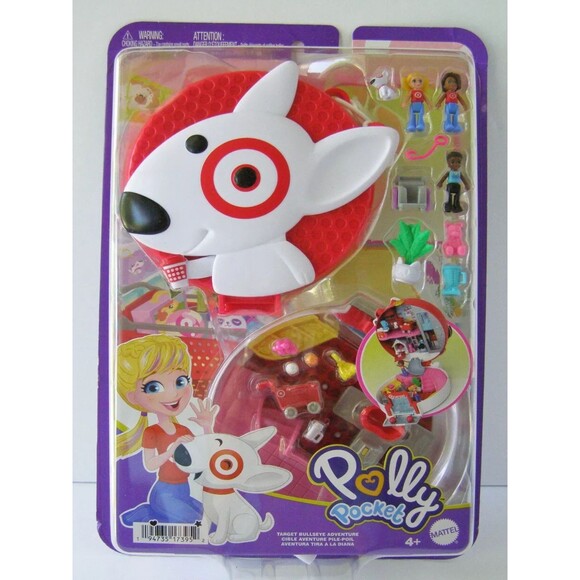 NEW Polly Pocket TARGET BULLSEYE ADVENTURE Exclusive playset NWT Doll Mini Toy